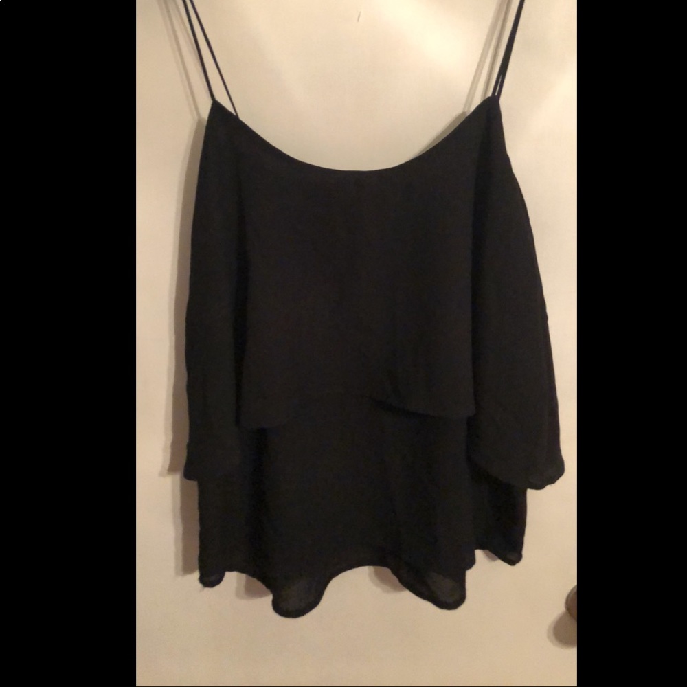 Black spaghetti strap top EUC